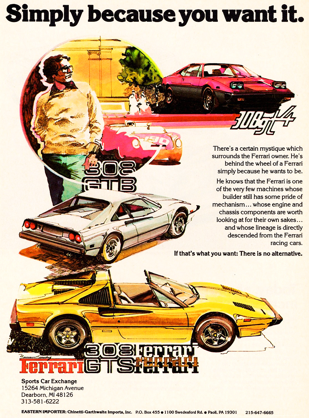 1978 Ferrari Auto Advertising